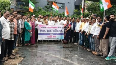 परीक्षा अनियमितताओं के विरोध में कांग्रेस का प्रदर्शन, शिक्षा मंत्री के इस्तीफे की मांग मुकेश चंद्राकर व नरसिंह नाथ के नेतृत्व में सुपेला-कोसा नगर में प्रदर्शन, छात्रों पर दर्ज एफआईआर वापस लेने की मांग परीक्षा अनियमितताओं के विरोध में कांग्रेस का प्रदर्शन, शिक्षा मंत्री के इस्तीफे की मांग मुकेश चंद्राकर व नरसिंह नाथ के नेतृत्व में सुपेला-कोसा नगर में प्रदर्शन, छात्रों पर दर्ज एफआईआर वापस लेने की मांग