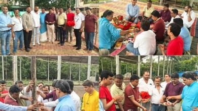 भूमिपूजन के साथ शुरू हुई सीजी मिरर्स गणेशोत्सव समिति की तैयारियां,बंगाल के 100 कलाकार तैयार करेंगे भव्य और अनोखी झांकी भूमिपूजन के साथ शुरू हुई सीजी मिरर्स गणेशोत्सव समिति की तैयारियां,बंगाल के 100 कलाकार तैयार करेंगे भव्य और अनोखी झांकी