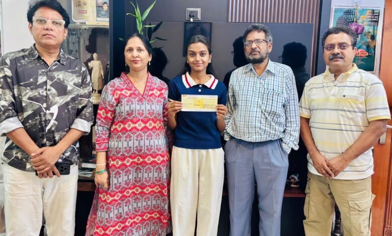 उच्च शिक्षा के लिए अन्वी गणवीर को मिला ₹20 हजार का आर्थिक सहयोग उच्च शिक्षा के लिए अन्वी गणवीर को मिला ₹20 हजार का आर्थिक सहयोग