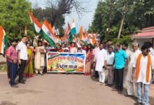 वैशाली नगर मंडल में भव्य तिरंगा यात्रा, 350 स्कूली बच्चों ने लगाए भारत माता की जय के नारे