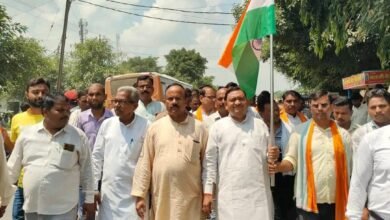 नगरिया मंडल में निकली भव्य तिरंगा यात्रा, भारत माता की जय के नारों से गूंजा क्षेत्र नगरिया मंडल में निकली भव्य तिरंगा यात्रा, भारत माता की जय के नारों से गूंजा क्षेत्र