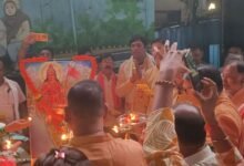 अखंड भारत माता की आरती में गूंजा राष्ट्रभक्ति का संदेश 