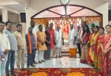 संत रविदास जयंती पर वैशाली नगर मंडल में संत संपर्क अभियान