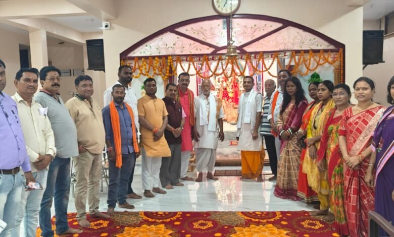 संत रविदास जयंती पर वैशाली नगर मंडल में संत संपर्क अभियान संत रविदास जयंती पर वैशाली नगर मंडल में संत संपर्क अभियान