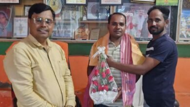बजरंग दल नगरिया के नवनियुक्त संयोजक डॉ. विवेक बघेल का स्वागत