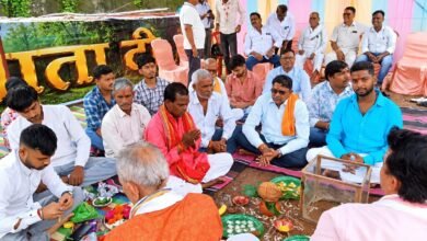 लालमैदान में मातारानी के भव्य पंडाल का भूमिपूजन, 55वें वर्ष में प्रवेश करेगा दुर्गोत्सव