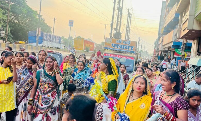 भिलाई-3 में कृष्ण जन्माष्टमी पर कोसरिया यादव समाज ने निकाली भव्य शोभायात्रा