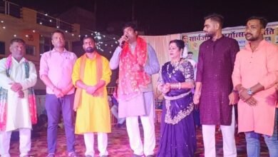 श्रीराम मंदिर रामनगर में सांस्कृतिक कार्यक्रम आयोजित, श्रद्धालुओं ने लिया भाग