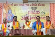 रामलीला के मंचन के बाद हुआ रावण दहन, कोहका में उमड़ी श्रद्धालुओं की भीड़