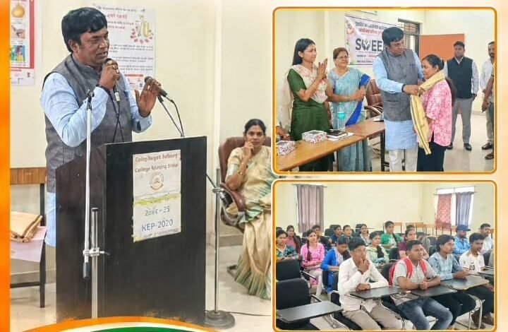 लोकतंत्र बचाओ, अराजकता हटाओ: युवा संवाद कार्यक्रम में विद्यार्थियों को किया जागरूक
